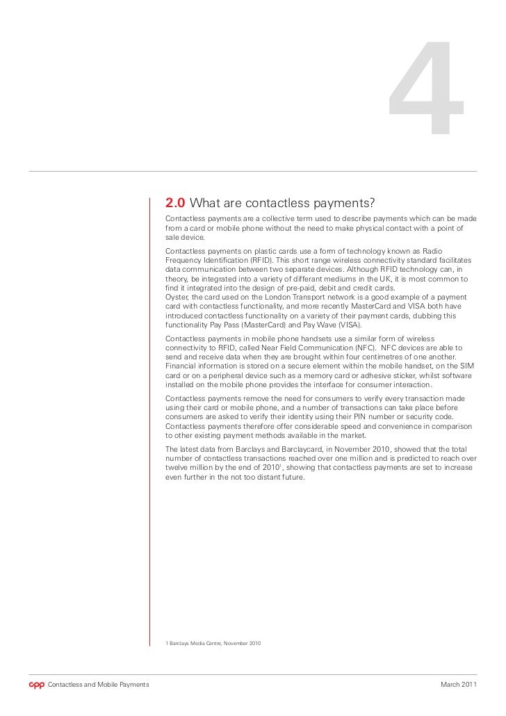 Thesis mobile payment