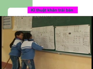 Kĩ thuật khăn trải bàn
 