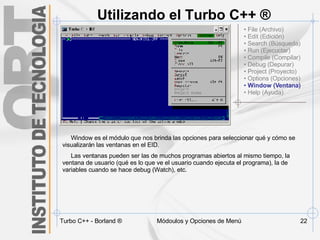 Introduccion al Turbo C++ | PPS