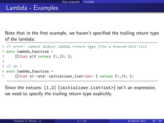 C++0x :: Introduction to some amazing features | PDF