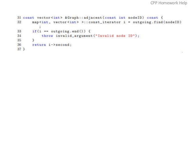 CPP homework help | PPT