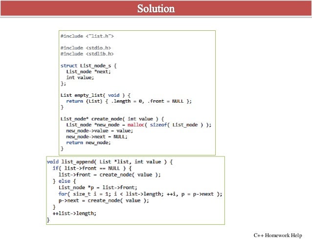 Online CPP Homework Help | PPT