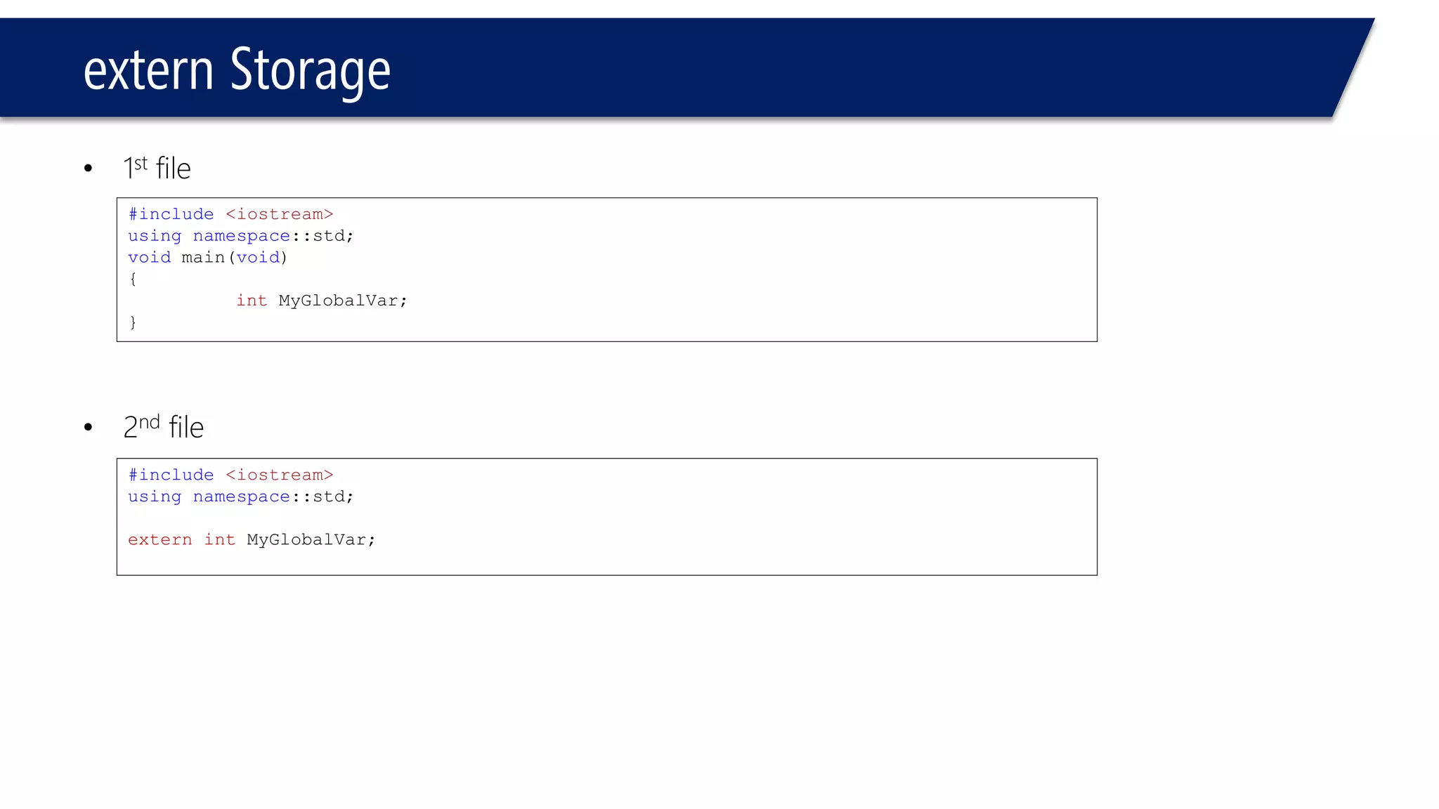 Variables are stored in a stack 
That means, first in Last OUT and VICE VERSA!  