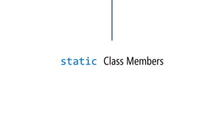 static Class Members  