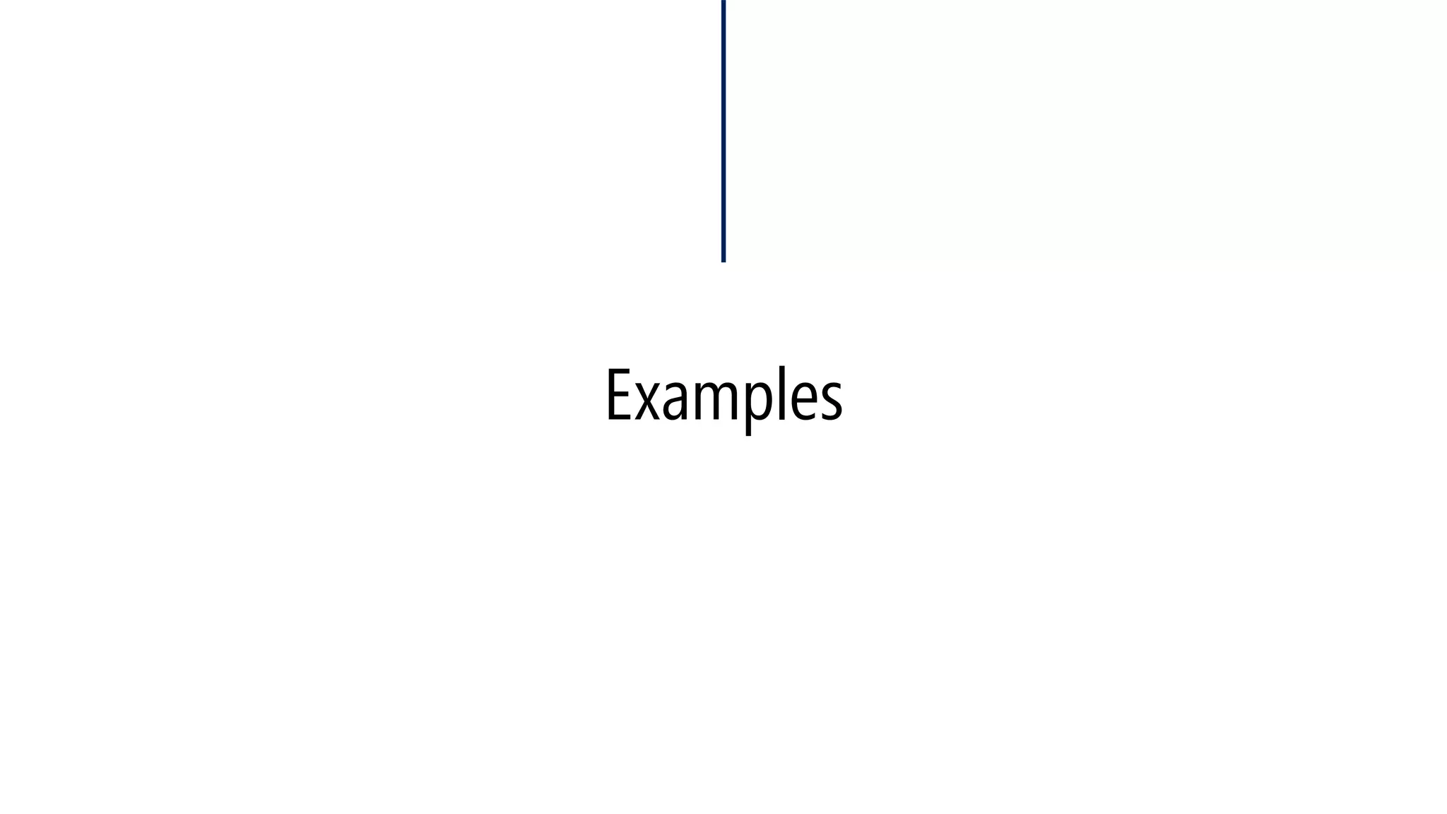 Examples  