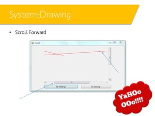 System::Drawing
• Scroll Forward

 