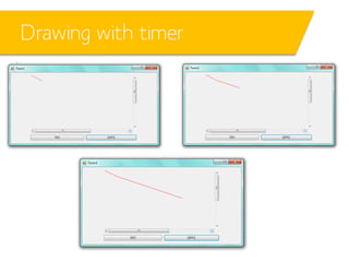 Drawing with timer

 