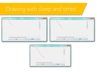 Drawing with sleep and timer!

 