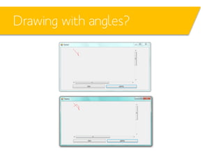 Drawing with angles?

 