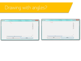 Drawing with angles?

 