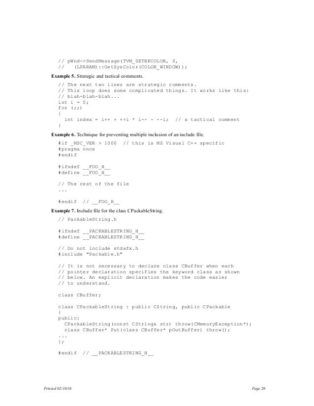 Cpp programming code rules help