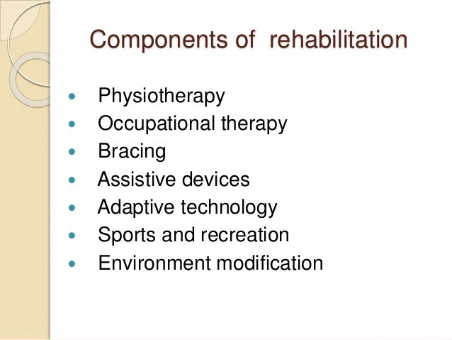 REHABILITATION OF CEREBRAL PALSY CHILDREN