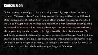 Colgate-Palmolive Company: The Precision Toothbrush | PDF