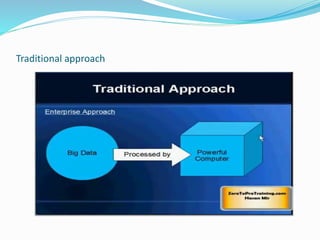 Traditional approach
 