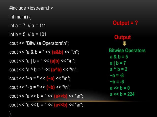 C++ Overview PPT | PPTX
