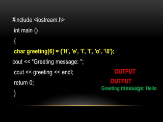 C++ Overview PPT | PPTX