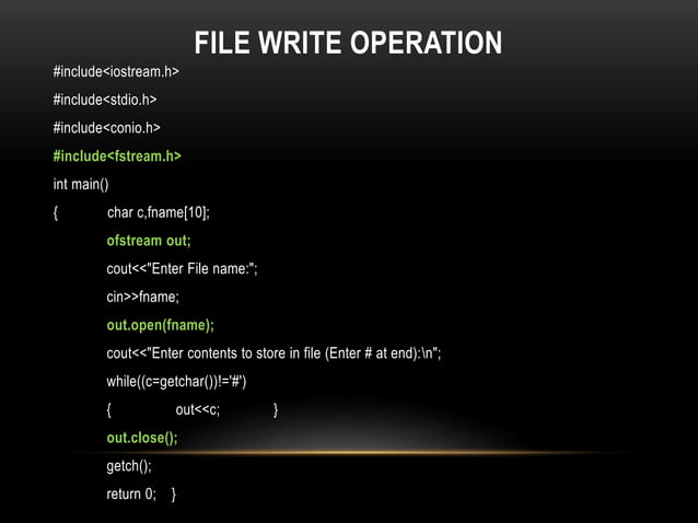C++ Overview PPT | PPTX