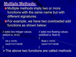 Abstract Base Class and Polymorphism in C++ | PPT