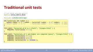 C++ Testing Techniques Tips and Tricks - C++ London | PPTX