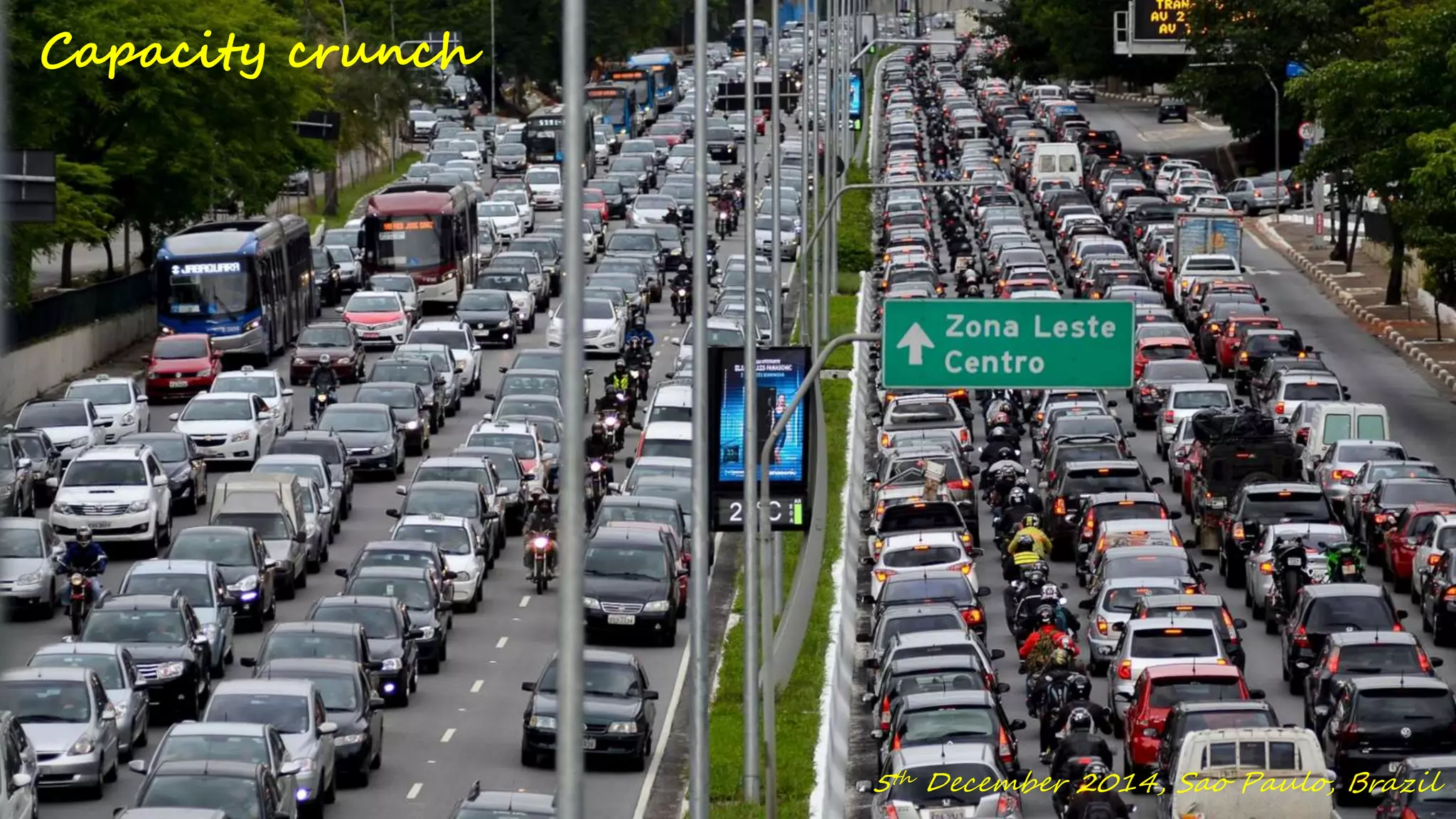 Capacity crunch
5th December 2014, Sao Paulo, Brazil
 