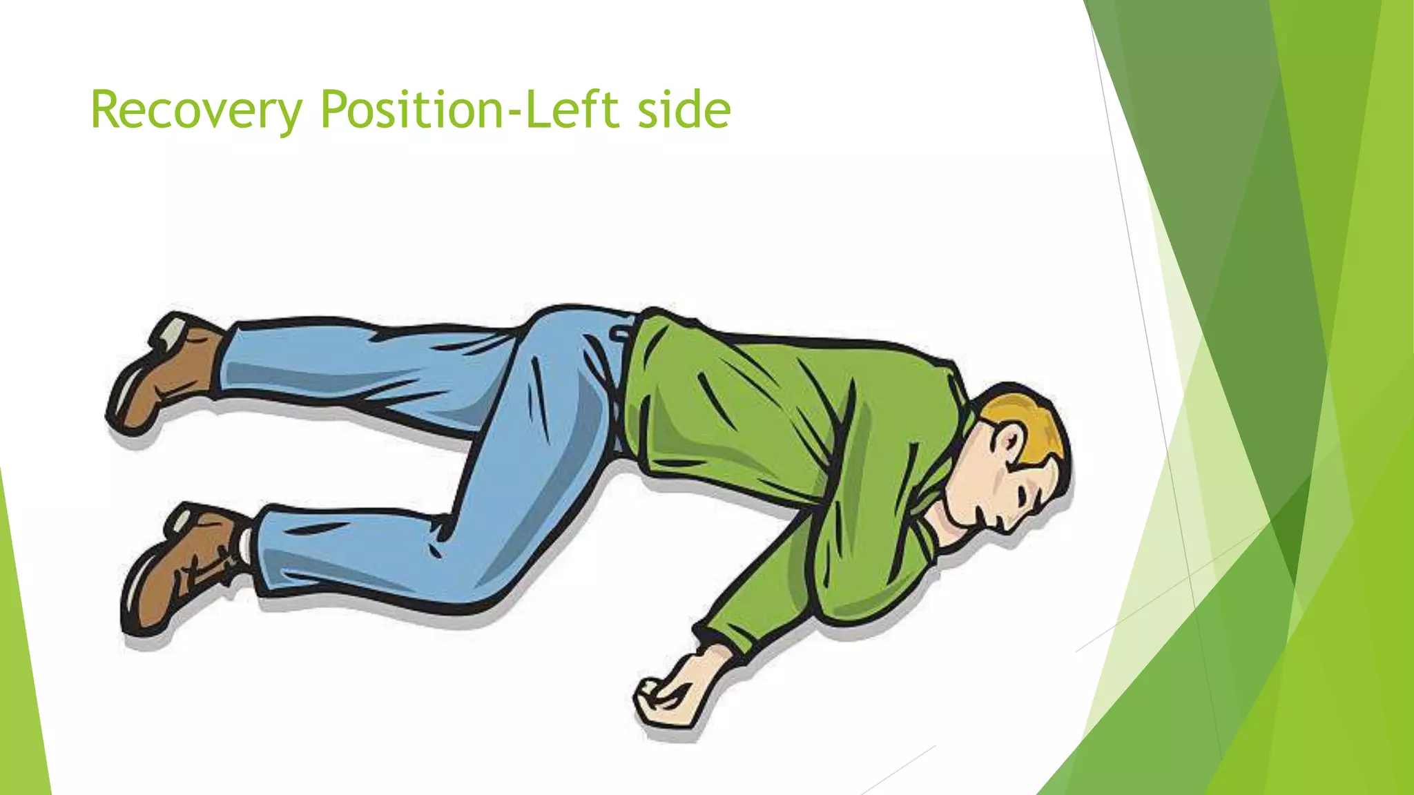 Recovery Position-Left side
 