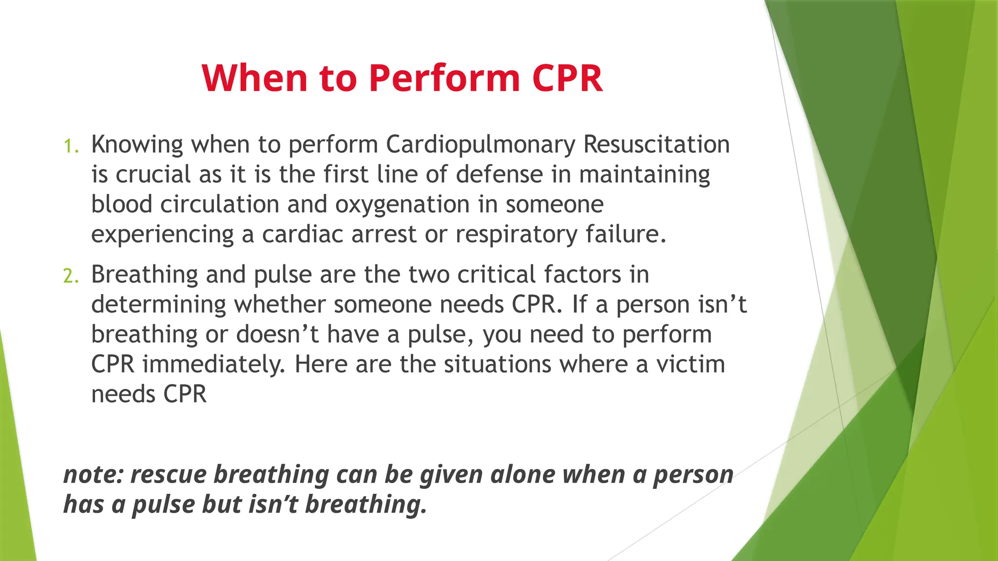 CPR methods for first aid treatments and | PPTX