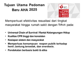 Comprehensive Overview of AHA 2025 CPR Guidelines and Updates | PPTX
