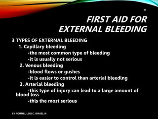 CARDIOPULMONARY RESUSCITATION - FIRST AID | PPT