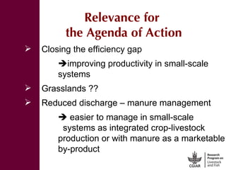 More meat, milk, and fish by and for the poor: CGIAR Research Program 3.7