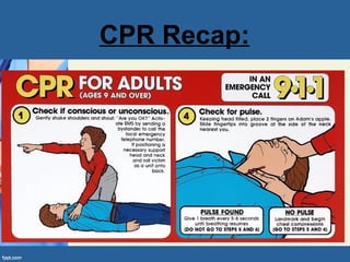 CPR, AED, and Choking Training- By Richard Garrity 2015 | PPT
