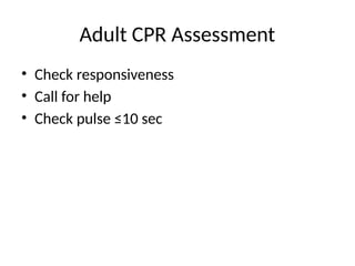 CPRCARDIO PULMONARY RESUSCITATION FOR PROFESSIONAL | PPTX