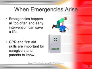 AHA CENTRE - Emergency kit basics When emergencies happen, you