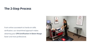 Fast & Flexible AHA Certification in Baton Rouge | PPTX