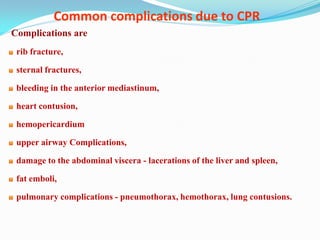 CPR DEMONSTRATION for nursing students and stafff | PDF