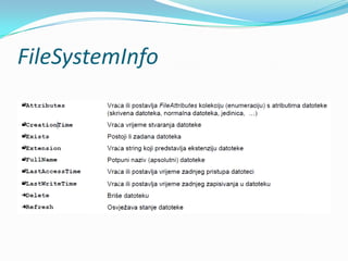 FileSystemInfo
 