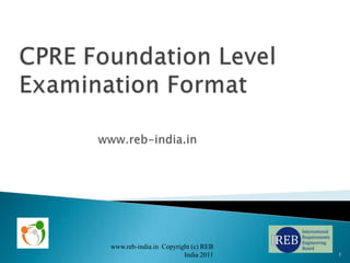 www.reb-india.in Copyright (c) REB
                        India 2011   1
 