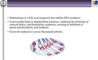 Case Presentation on Methotrexate Induced bone marrow suppression | PPTX