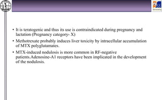 Case Presentation on Methotrexate Induced bone marrow suppression | PPTX