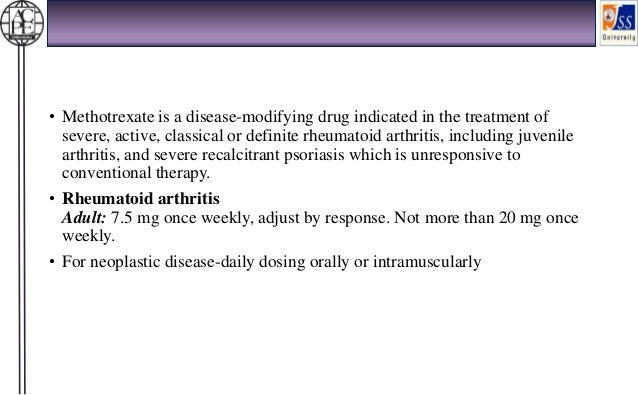 Case Presentation on Methotrexate Induced bone marrow suppression Case Presentation on Methotrexate Induced bone marrow suppression