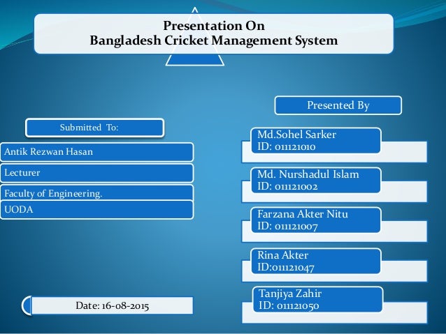 cricket score management system cricket score management system