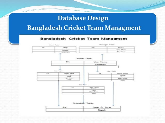 Cricket Management System