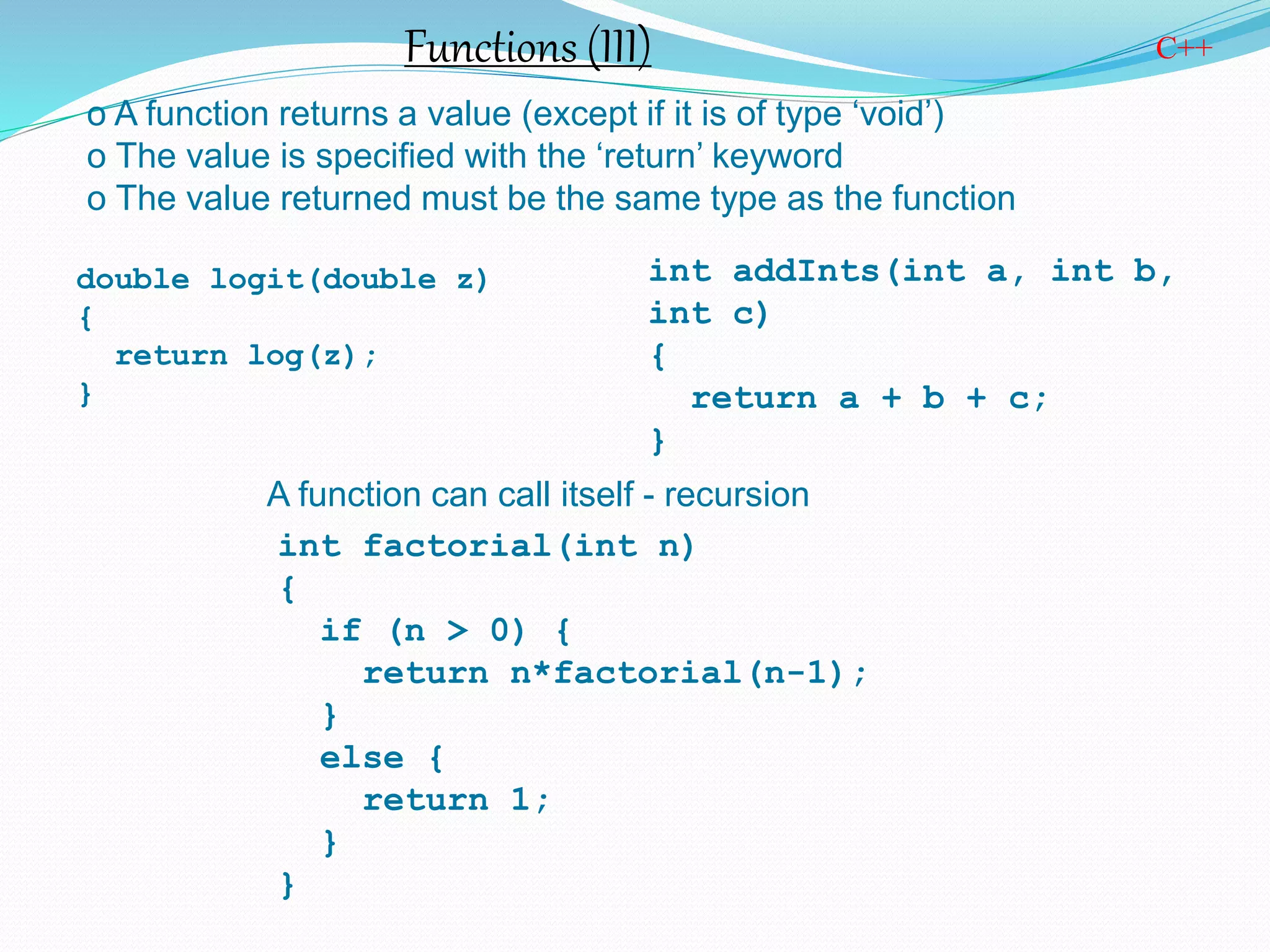 Presentation on C++ Programming Language | PPTX