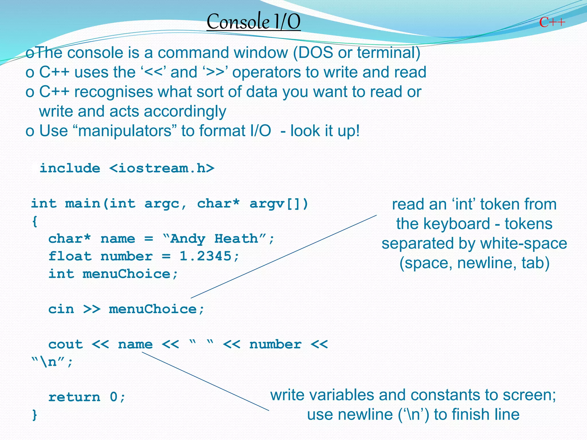 Presentation on C++ Programming Language | PPT