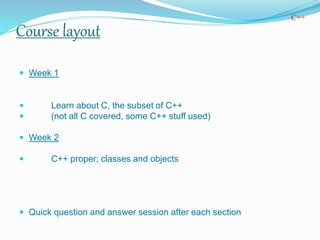 Presentation on C++ Programming Language | PPTX
