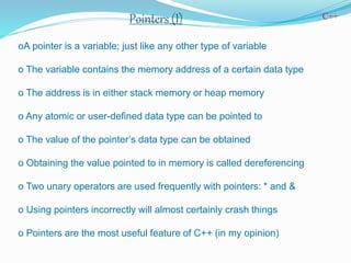 Presentation on C++ Programming Language | PPTX
