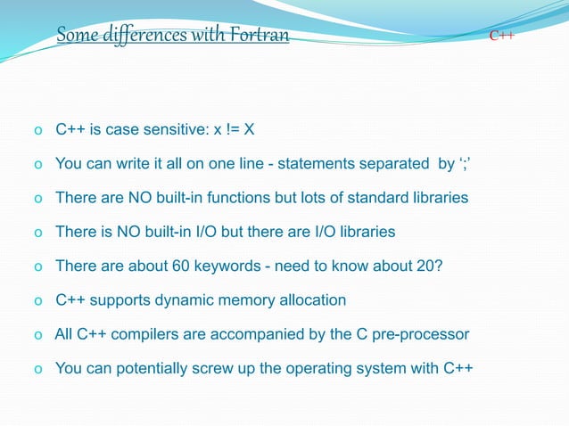 Presentation on C++ Programming Language | PPTX