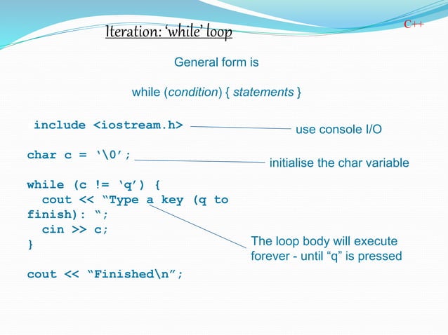 Presentation on C++ Programming Language | PPT