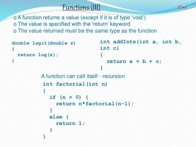 Presentation on C++ Programming Language
