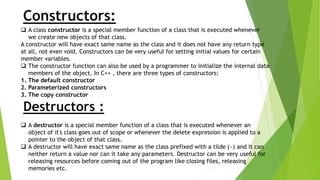 C++ presentation | PPTX