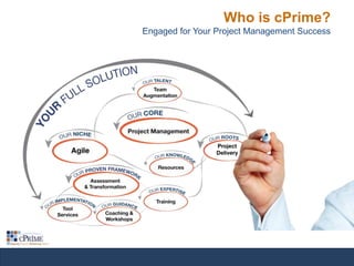 Who is cPrime?
Engaged for Your Project Management Success

 